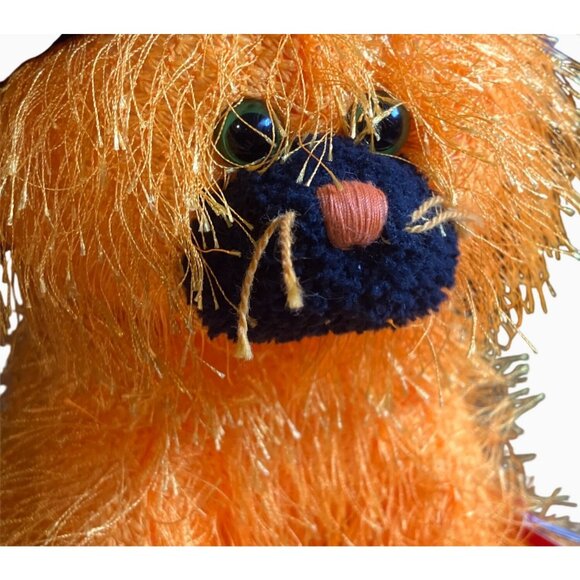 Ty Classic Alacazam Orange Halloween Cat Plush With Hat - Picture 4 of 15